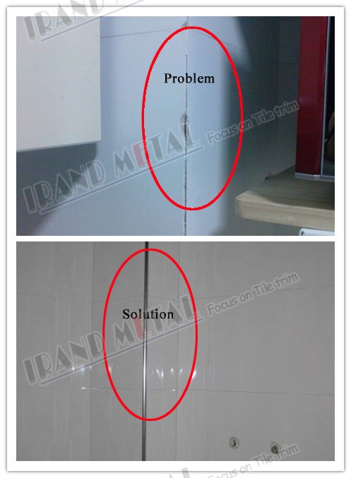 ceramic tile problem and tile trims solution